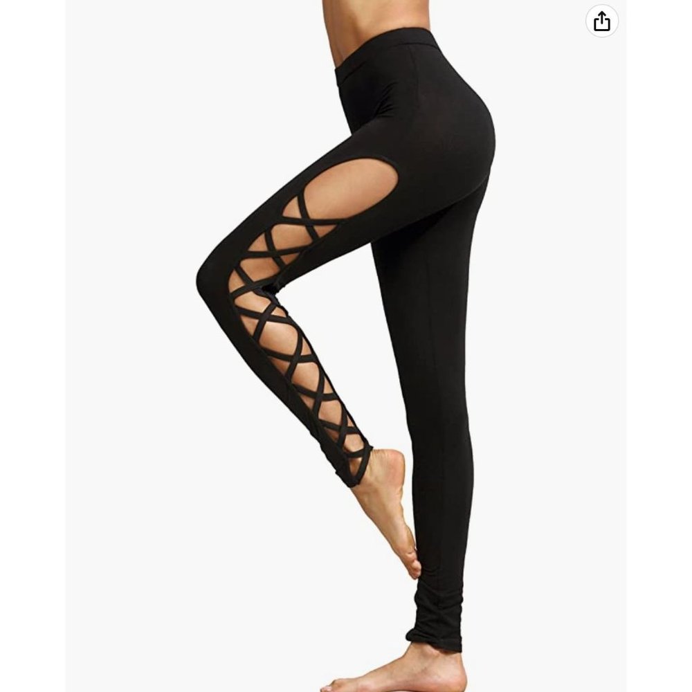 SweatyRocks Leggings Yoga Workout Pants | Size: M